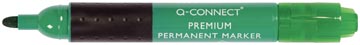 Q-Connect marqueur permanent premium, pointe ronde, vert