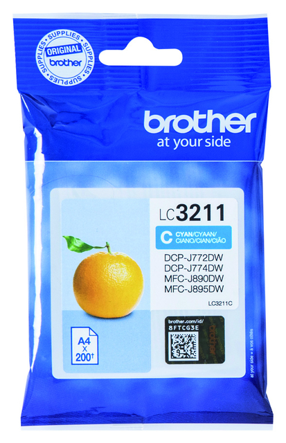 Inktcartridge Brother LC-3211 blauw