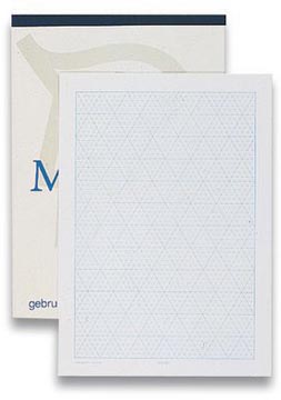 Mercurius isometrisch grafisch papier, 50 vel, ft A4