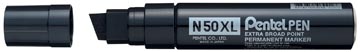 Pentel marqueur permanent Pen N50, pointe large, noir