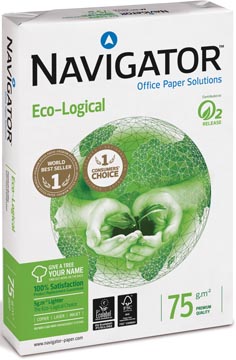 Navigator Eco-Logical printpapier ft A4, 75 g, pak van 500 vel