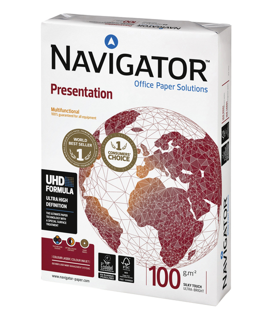 Papier copieur Navigator Presentation A3 100g blanc 500fls