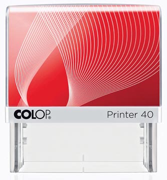 Colop cachet avec système voucher Printer Printer 40, 6 lignes max., ft 59 x 23 mm