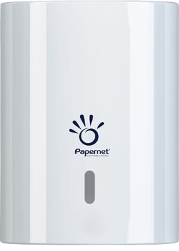 Papernet handdoekdispenser Superior, voor centerfeed handdoekrollen, wit, antibacterieel