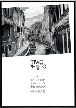 TPAC cadre photo aluminium, noir, ft A1