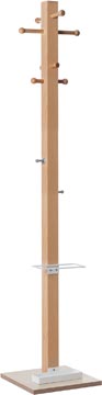 Kapstok Easycloth model B, uit hout, wit