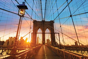 Fotokader Brooklyn Bridge, ft 65 x 98 cm