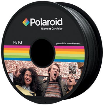 Polaroid 3D Universal PETG Filament, 1 kg,  noir