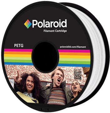 Polaroid 3D Universal PETG Filament, 1 kg, wit