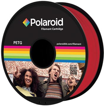 Polaroid 3D Universal PETG Filament, 1 kg, rood