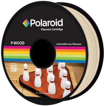 Polaroid 3D Universal P-Wood filament, 500 g