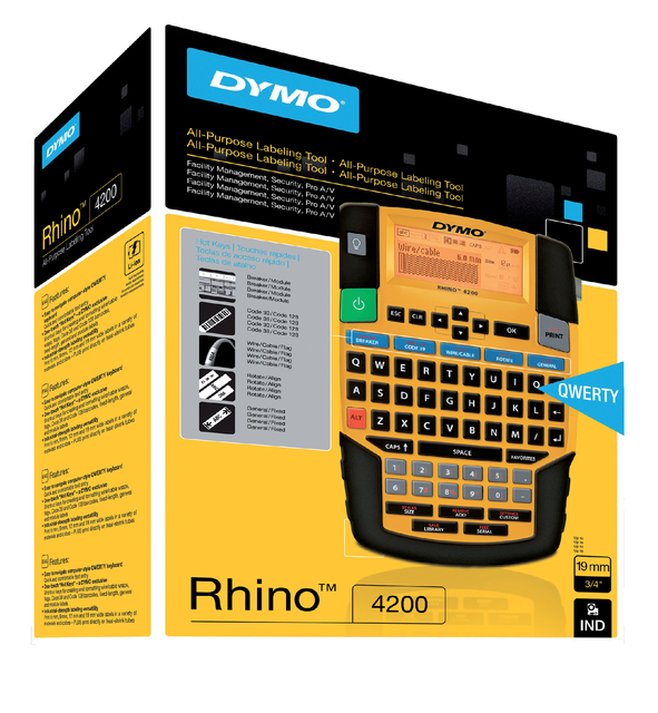 Etiqueteuse Dymo Rhino 4200 azerty