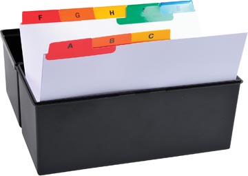 Exacompta tabbladen AZ voor systeemkaartenbakken, 25 tabs, ft A6
