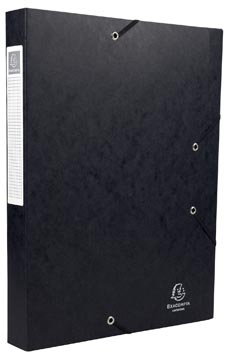 Exacompta Boîte de classement Cartobox dos de 4 cm, noir, épaisseur 7/10e