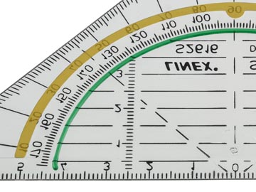 Linex Super Series geodriehoek S2616, 16 cm