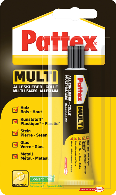 Colle tout Pattex Multi tube 20g sous blister