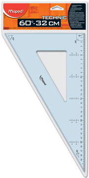 Maped winkelhaak Technic 32 cm, 60°