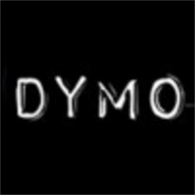 Ruban Dymo 3D 9mmx3m blanc sur noir blister 3 pièces