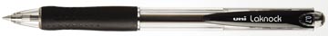 Uni-ball stylo bille Laknock largeur de trait: 0,3 mm, bille: 0,7 mm, pointe fine, noir