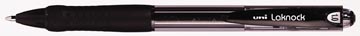 Uni-ball stylo bille Laknock largeur de trait: 0,4 mm, bille: 1 mm, pointe moyenne, noir