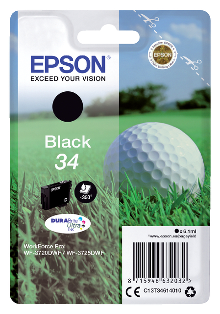Cartouche d’encre Epson 34 T3461 noir