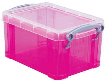 Really Useful Box 0,7 liter, transparant helroze