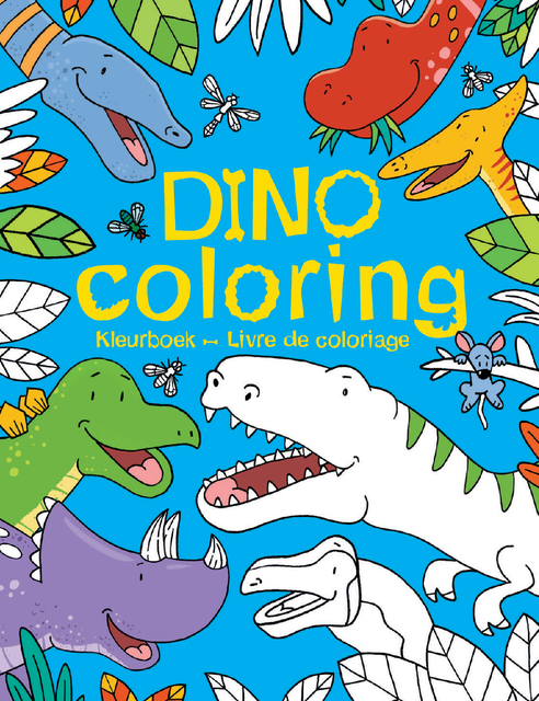 Alibum de coloriage Deltas Dino coloring