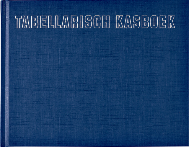 Livre de caisse relié 210x160mm 96 pages 8 colonnes bleu