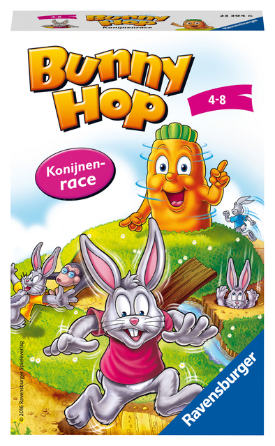 Jeu Ravensburger Bunny Hop konijnenrace NL