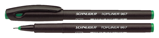 Fineliner Schneider 967 groen 0.4mm