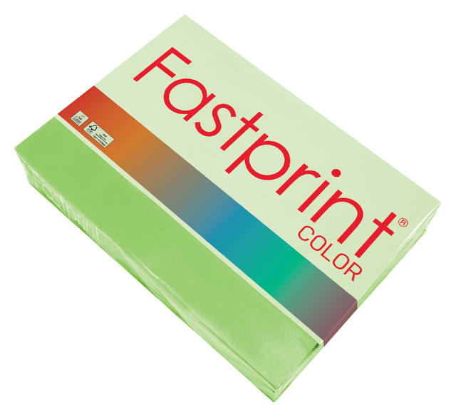 Papier copieur Fastprint A3 80g vert vif 500 feuilles