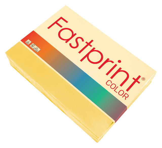 Papier copieur Fastprint A3 80g jaune intense 500 feuilles