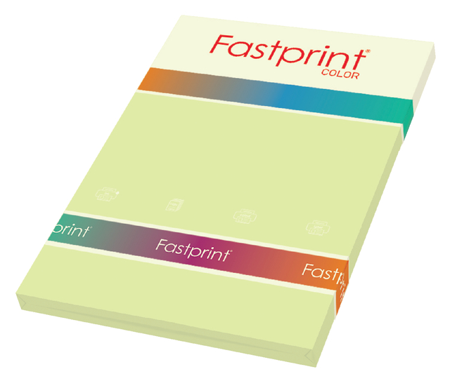 Papier copieur Fastprint A4 80g jaune citron 100 feuilles