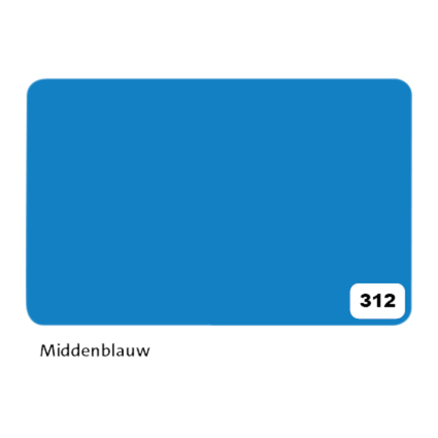 Carton bricolage Folia 48x68cm 400g nr 312 bleu moyen