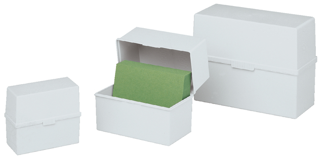 Boîte à fiches Exacompta A5 plastique gris