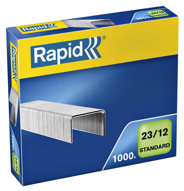Agrafes Rapid 23/12 galvanisé standard 1000 pcs