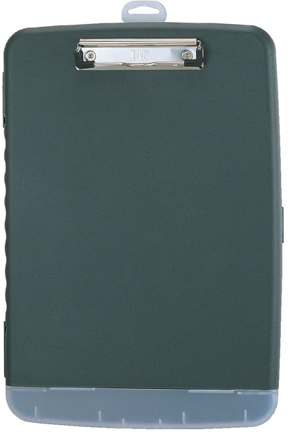 Coffre porte-bloc à pince OIC 83321 plastique anthracite