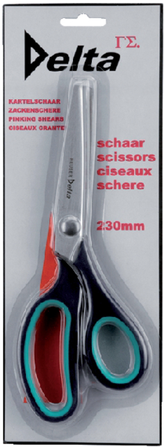 Ciseaux Cranteur Reuser 230 inox avec Softgrip