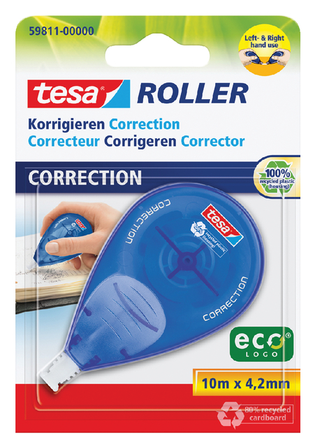 Roller Correcteur Tesa ecoLogo 4,2mmx10m blister