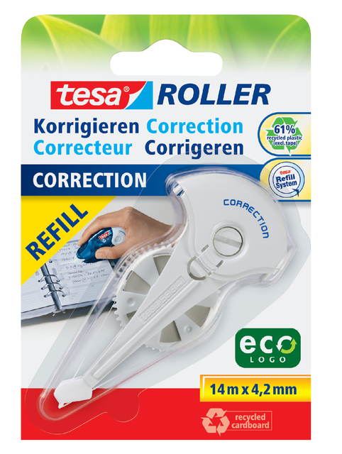 Recharge Roller Correcteur Tesa ECO 4,2mmx14m sous blister