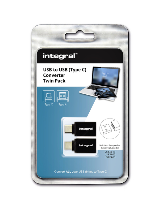 Convertisseur Integral 3.1 USB-A vers USB-C