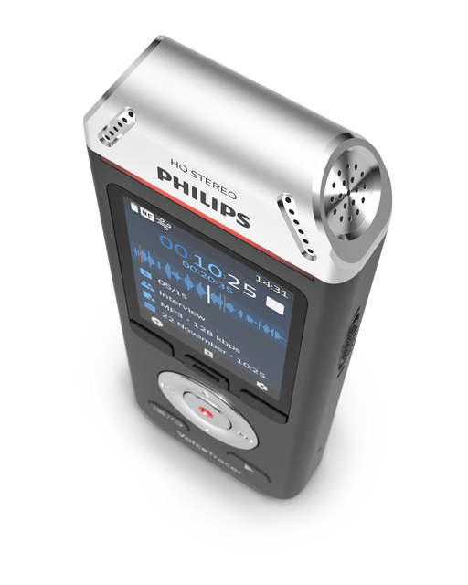 Ditigal voice recorder Philips DVT 2110 voor interviews