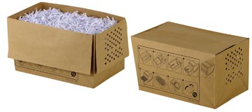 Rexel sacs recyclable pour destructeur 20 l, pour Auto+80X, paquet de 20 sacs