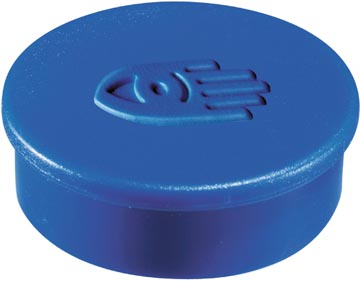 Legamaster super magneet, diameter 35 mm, blauw, pak van 10 stuks