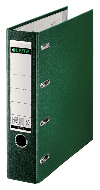 Classeur Leitz 1012 75mm PP bancaire 2 méc. vert