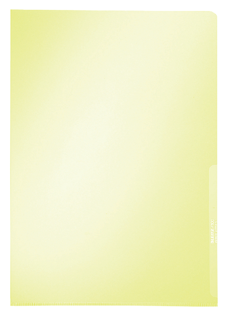 Pochette coin Leitz Premium A4 PVC jaune