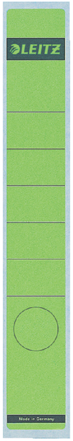Rugetiket Leitz smal/lang 39x285mm zelfklevend groen