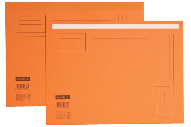 Chemise Quantore In-folio bord décalé 250g orange