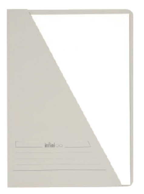 Pochette triangulaire Jalema Infinio A4 gris