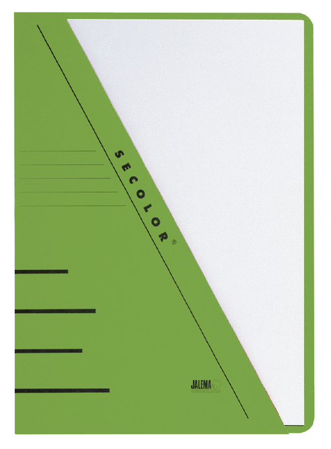 Pochette triangulaire Jalema Secolor A4 vert